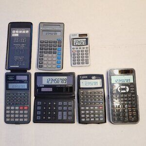 6 Various Calculators All Working Condition